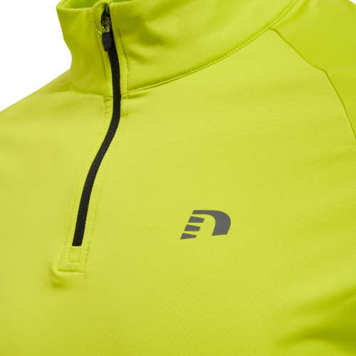 Funkčná bežecká mikina pánska zo zipsom CORE dlhý rukáv - 510110