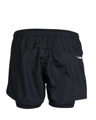 BASE dámské běžecké 2-vrstvé šortky - Barva: 060 - Černá, Velikost: XS