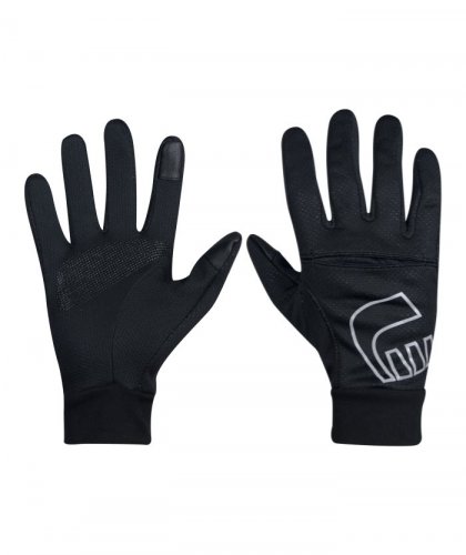 Běžecké rukavice s neprofukem - Barva: 060 - Černá, Velikost: XS