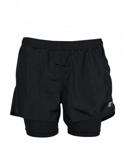 BASE dámské běžecké 2-vrstvé šortky - Barva: 060 - Černá, Velikost: XS